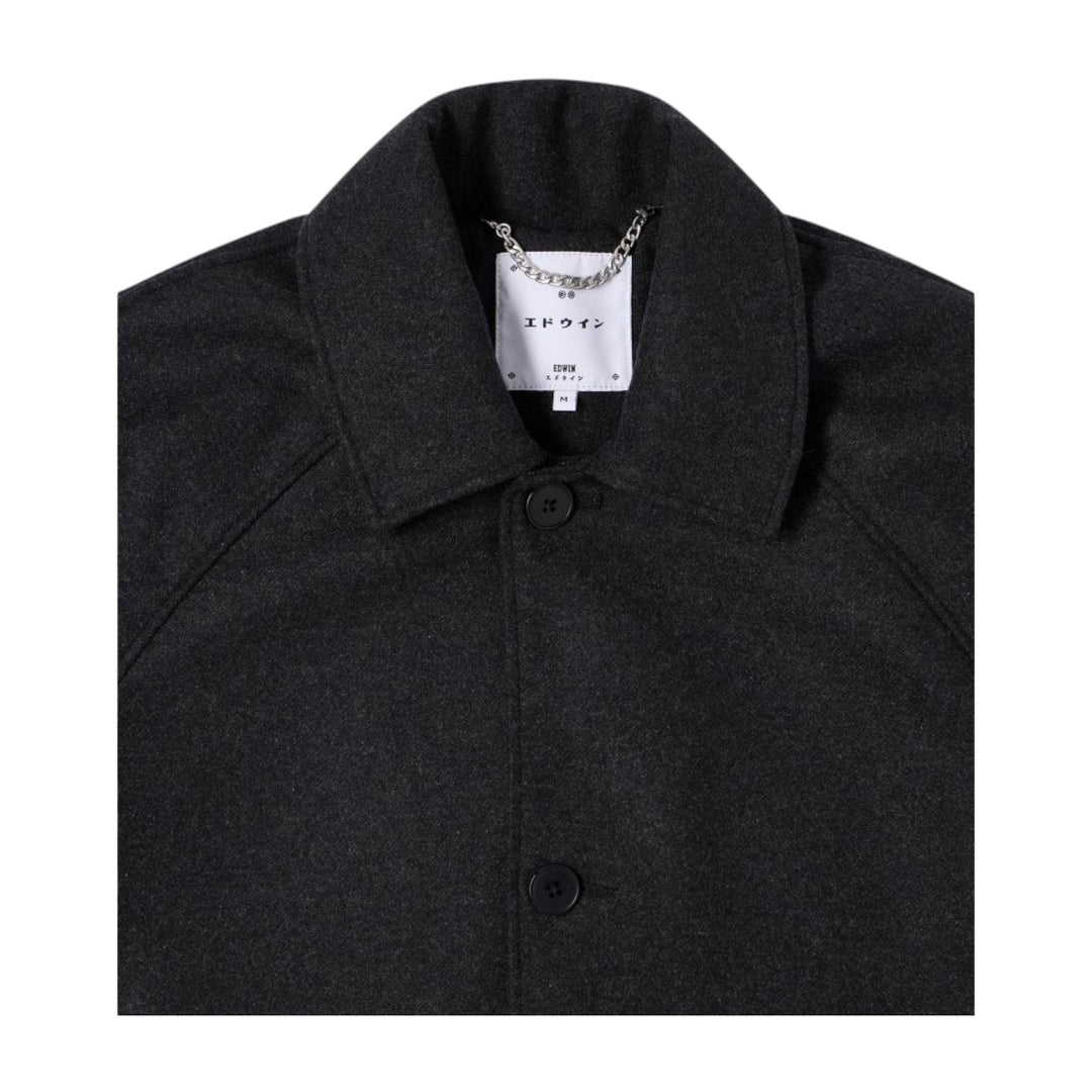 MAC WOOL COAT DARK GREY MARL