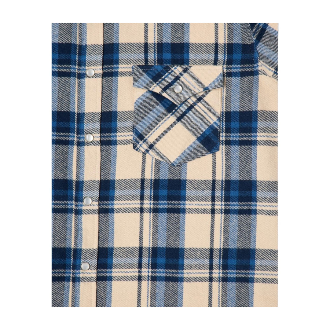 WESTERN SHIRT LS JAPAN NAVY / BLUE