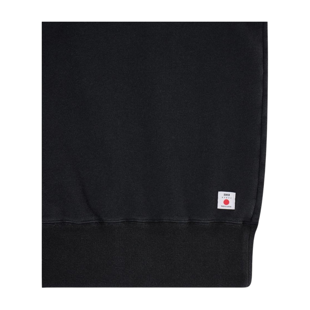 RAGLAN-SLEEVE CREW JAPAN BLACK