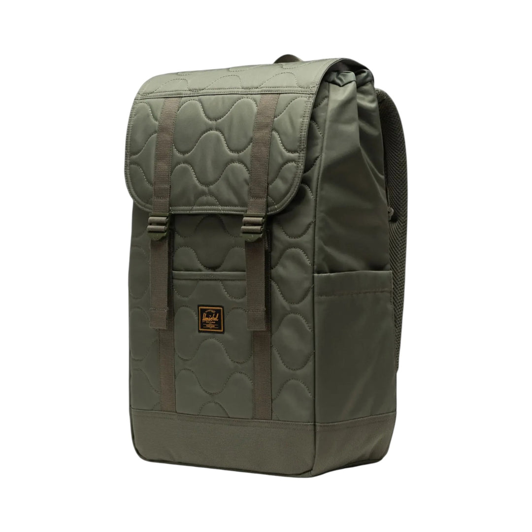 HERSCHEL RETREAT QUILTED CAPSULE BACKPACK BEETLE