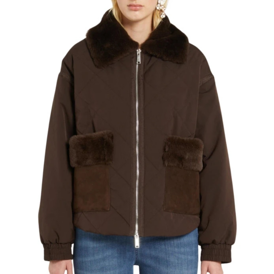 Giacca Imbottito corto SENIOR MARRONE