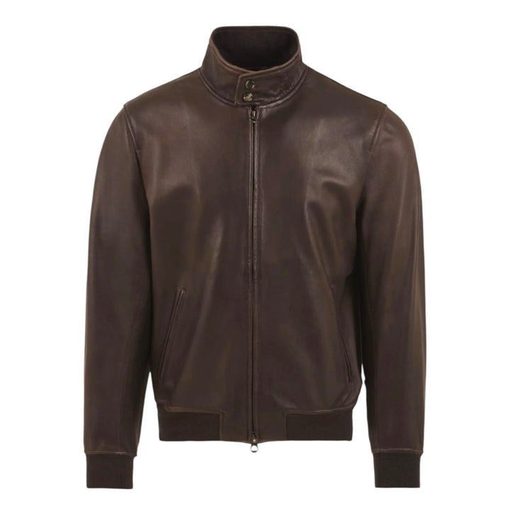 Jeff Washed Nappa sin forro marrón