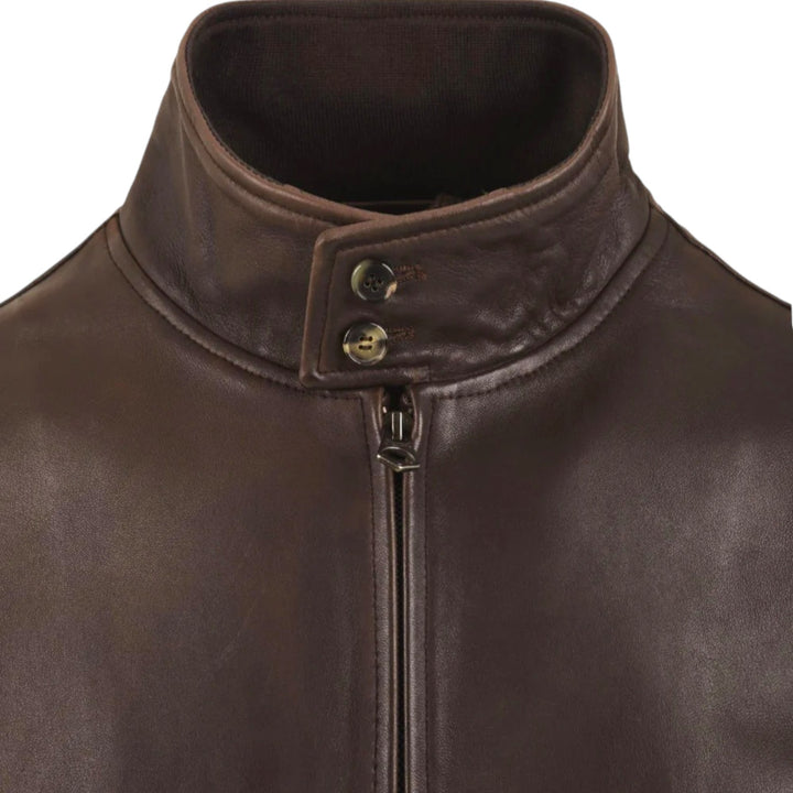 Jeff Washed Nappa sin forro marrón