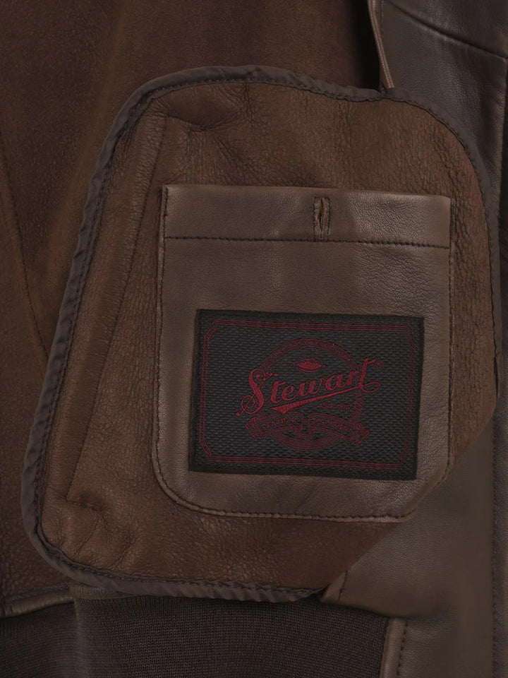 Jeff Washed Nappa sin forro marrón