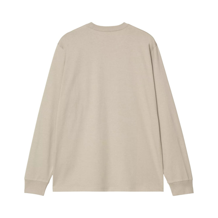 T-Shirt L/S Pocket T-Shirt Puddle Beige