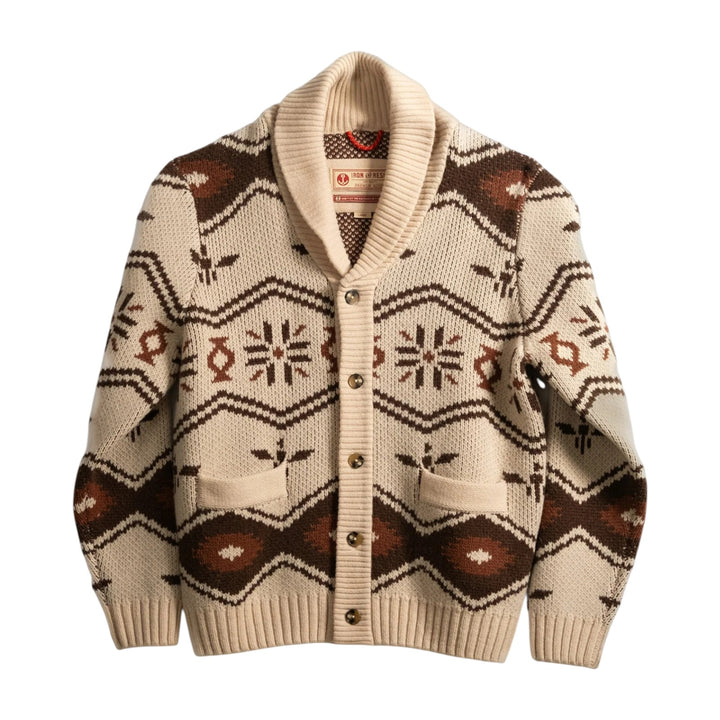 WINCHA SHAWL SWEATER BEIGE