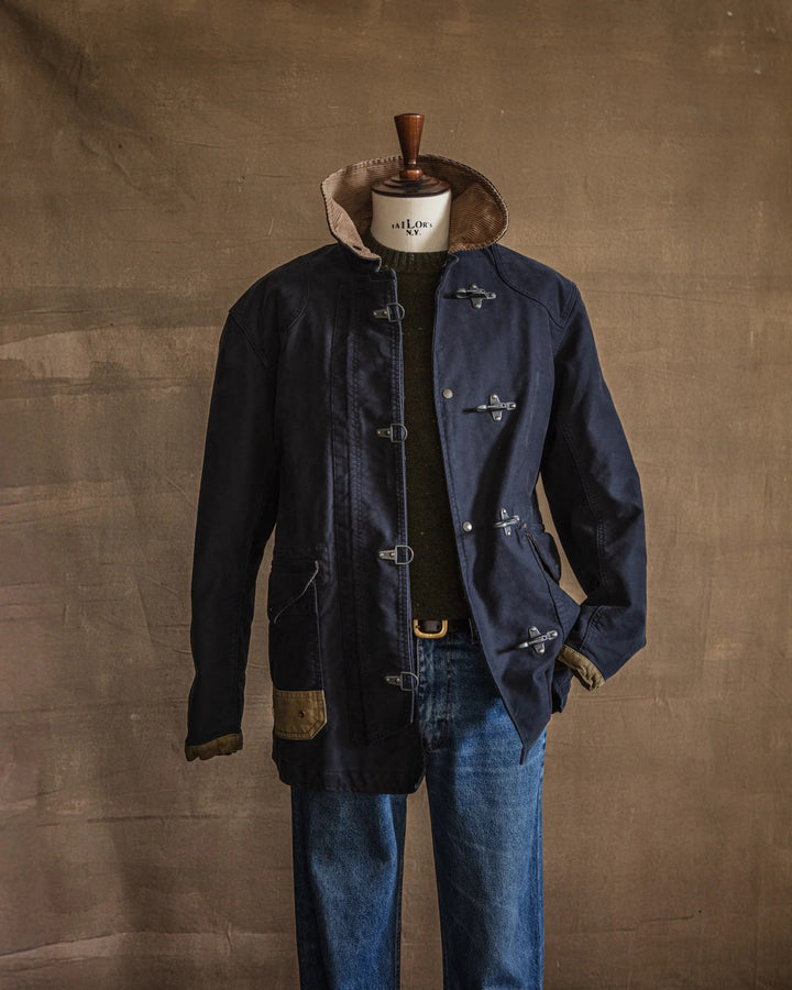 FIREMAN JUNGLE CLOTH JKT BEDFORD BLU