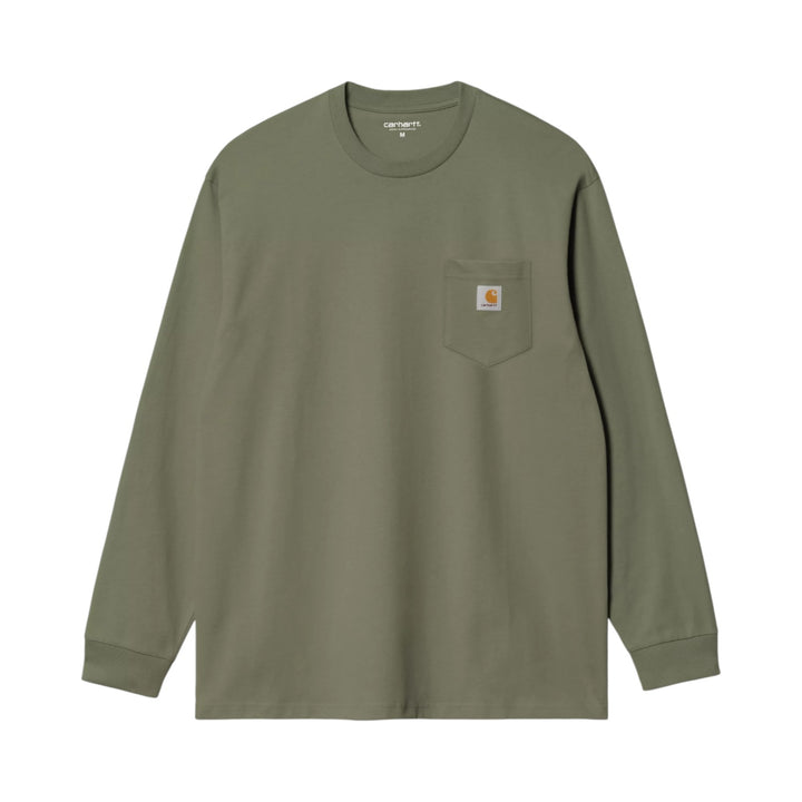 T-Shirt L/S Pocket Leaf Verde