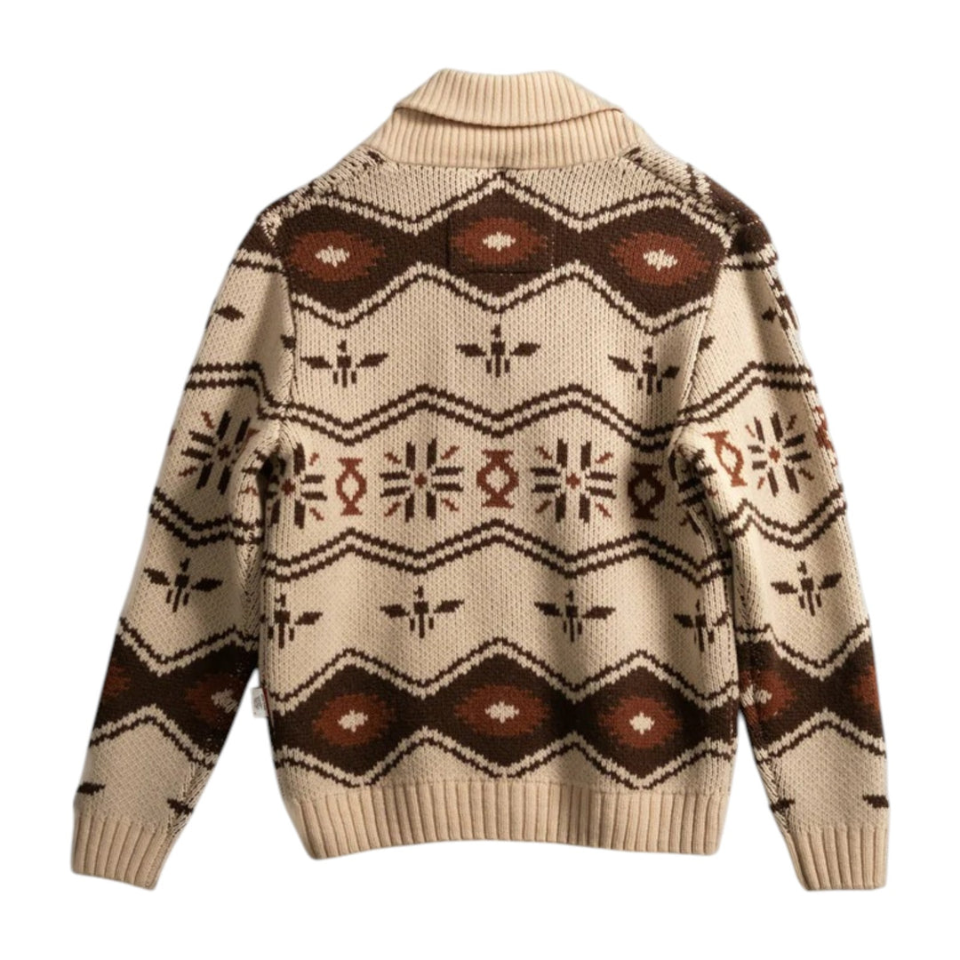 WINCHA SHAWL SWEATER BEIGE
