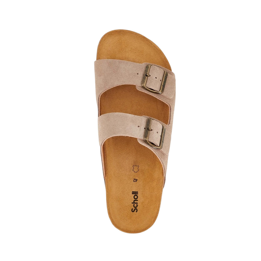 SANDALI JULIEN IN PELLE SCAMOSCIATA BEIGE