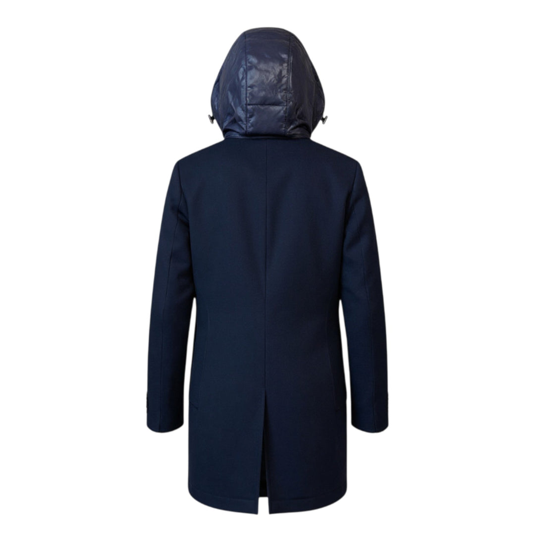 CAPPOTTO SARTORIALE TWILL BLU