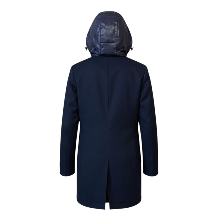 CAPPOTTO SARTORIALE TWILL BLU