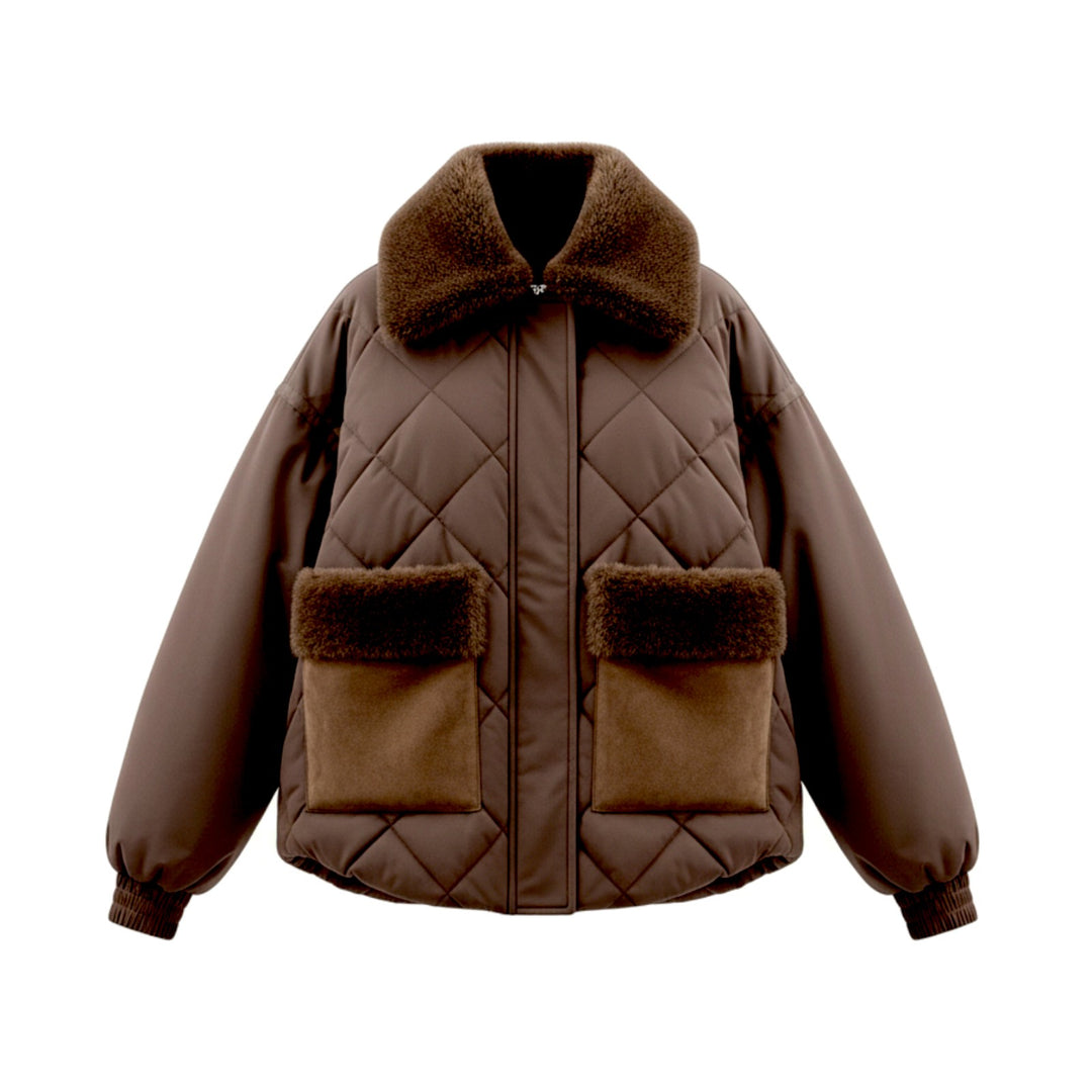 Giacca Imbottito corto SENIOR MARRONE