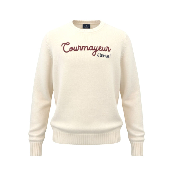 GIROCOLLO RICAMO COURMAYEUR PANNA