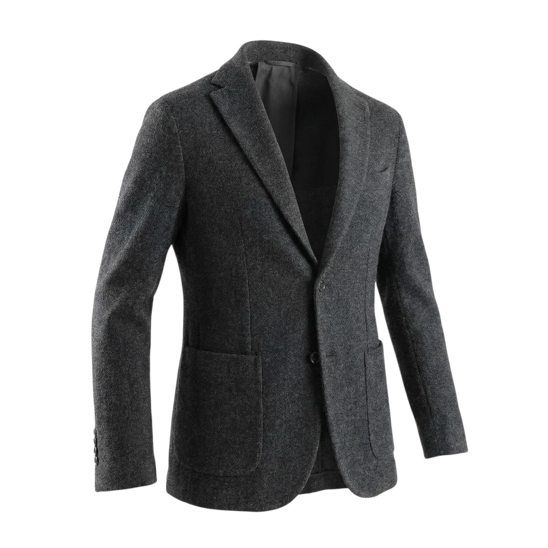 BLAZER LANA VERGINE & CASHEMERE GRIGIO