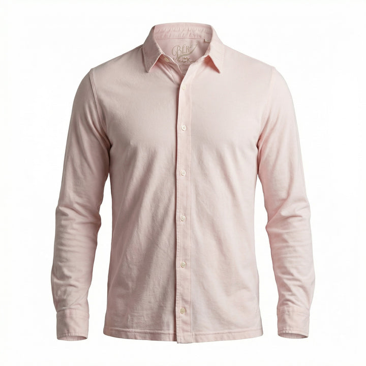 Camicia Manica Lunga Hartford Jersey Rosa