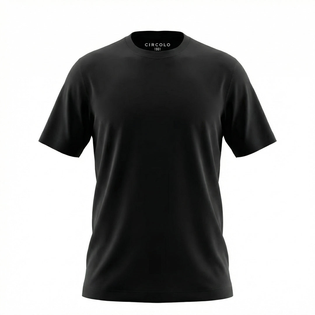 T-shirt Premium Nid d'Abeille Noir