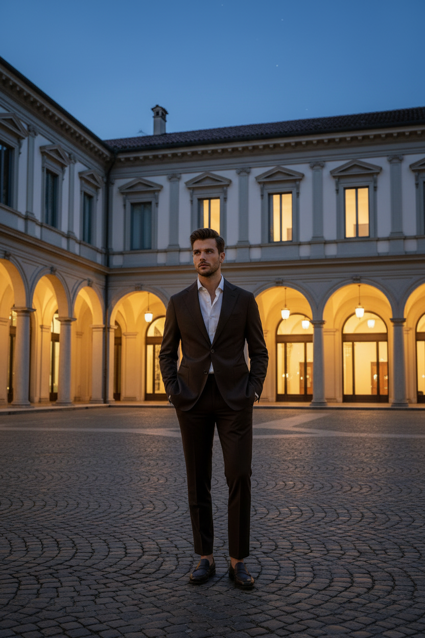 Vestido Punto Milano Comfort Fit Negro