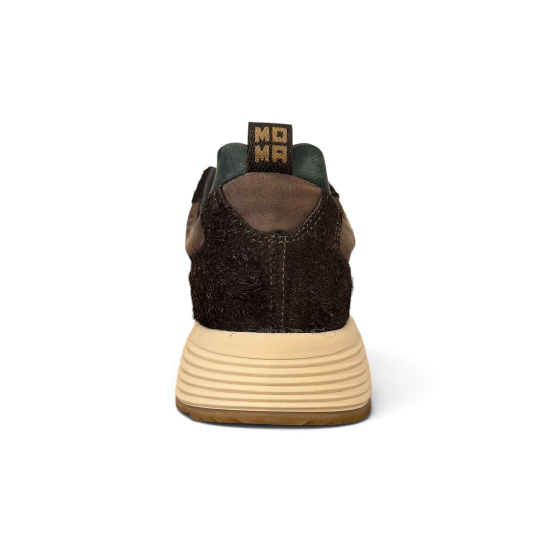 Sneakers Creft in vera pelle marrone Moma