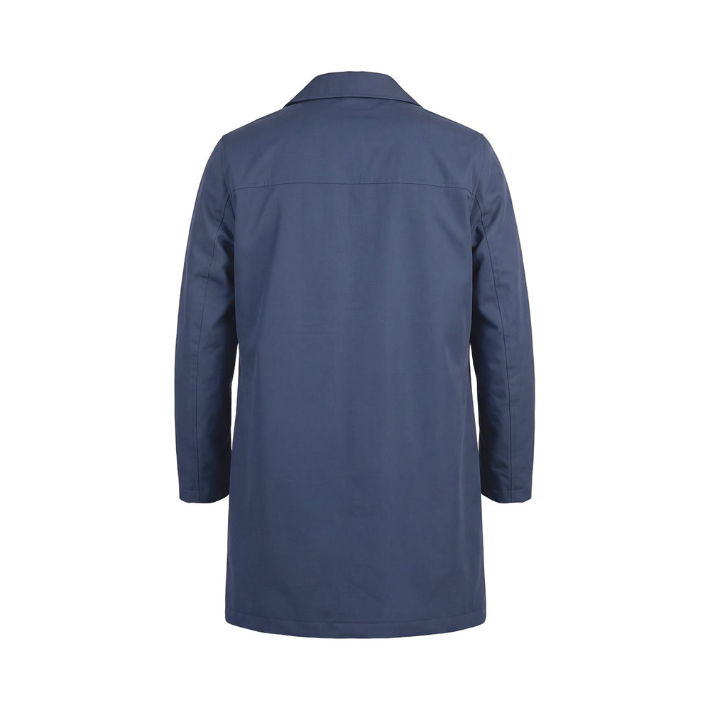 Overiver TRENCH IN COTONE E LANA NAVY Blu - foto 2