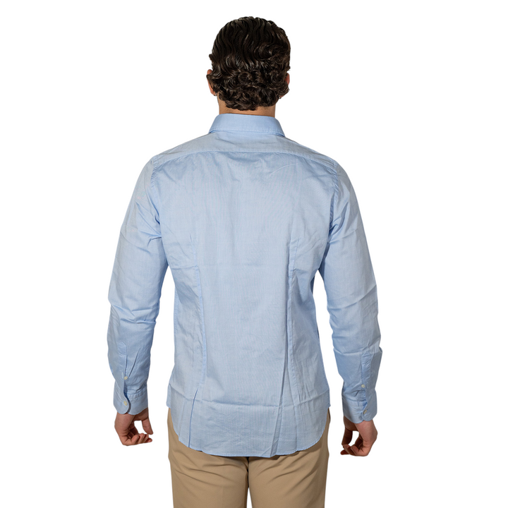 Camicia M/L Collo Italia Oxford Celeste