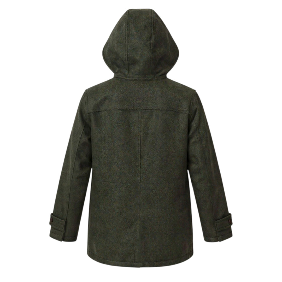WOOL DUFFLE COAT STIRLING VERDE