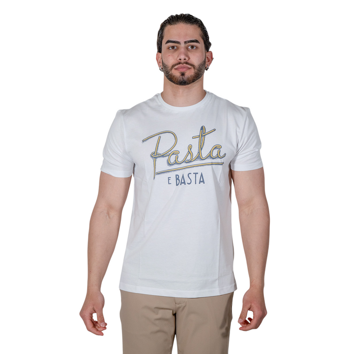 T-SHIRT STAMPA PASTA YELLOW