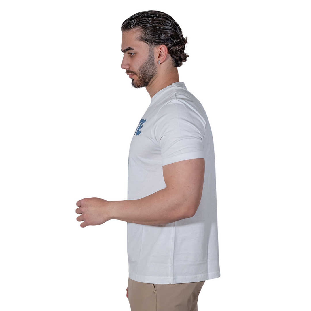 T-SHIRT STAMPA POLPETTE BLU