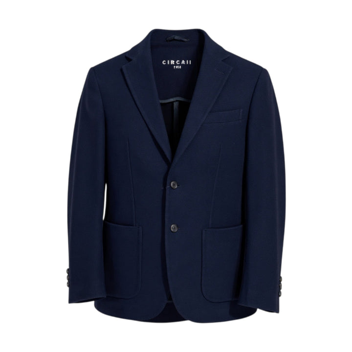 BLAZER LANA VERGINE & CASHEMERE BLU