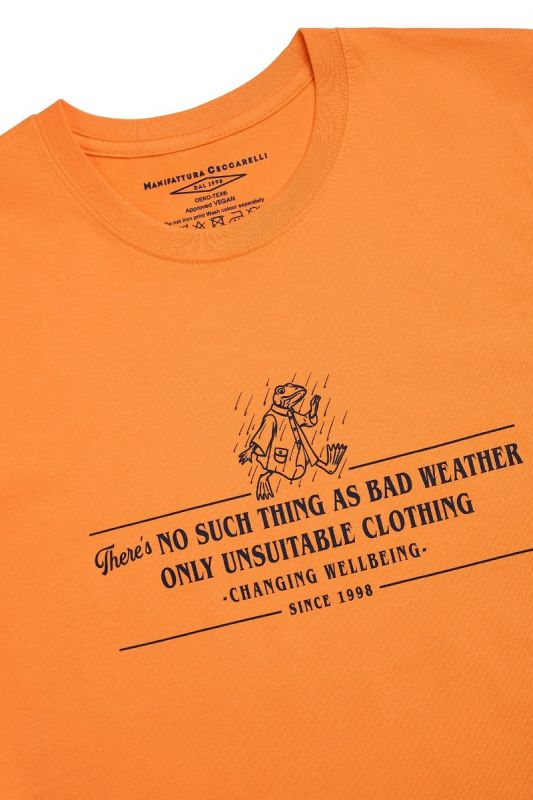 WEATHER T-SHIRT ORANGE