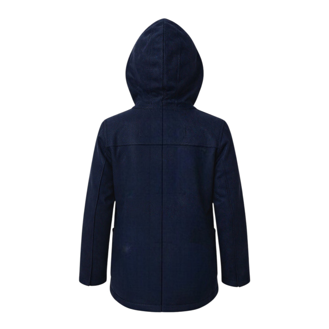 WOOL DUFFLE COAT STIRLING BLU