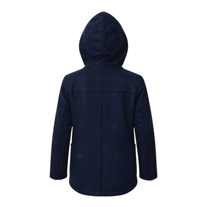 WOOL DUFFLE COAT STIRLING BLU