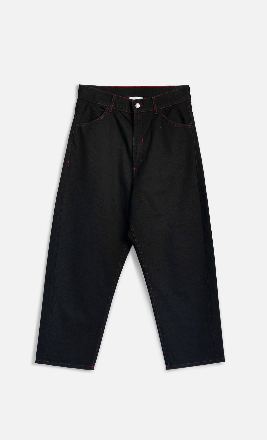 Wooden Jeans Japan Square Pocket Red Circle Black Nero - foto 2