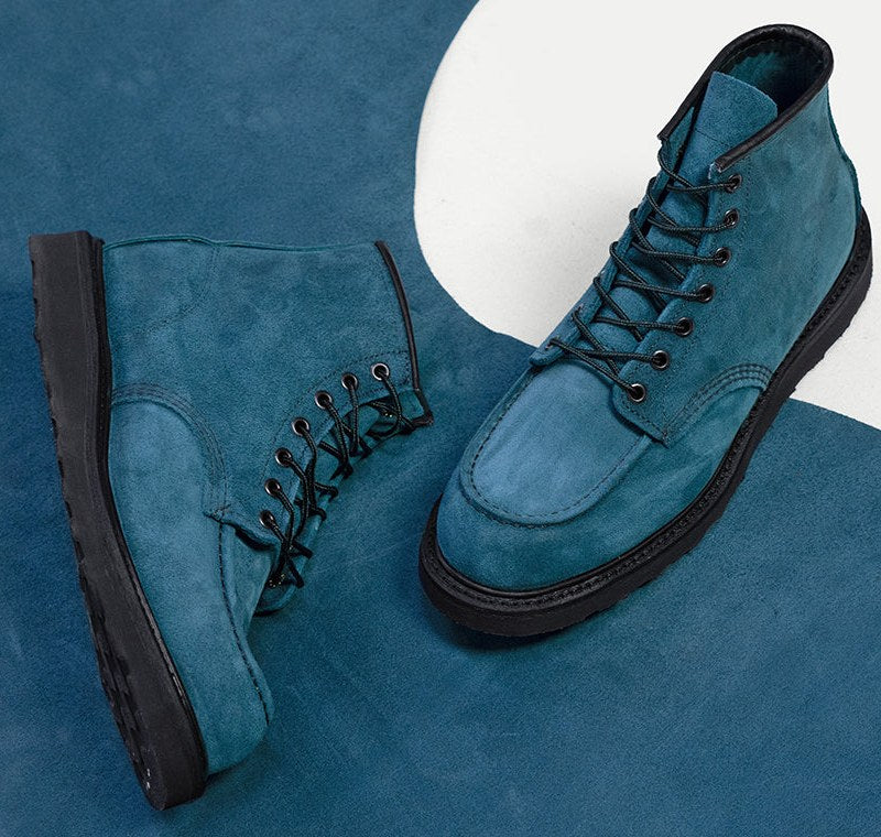 Red Wing 8809 Classic Moc in pelle Tidal Muleskinner blu, edizione limitata